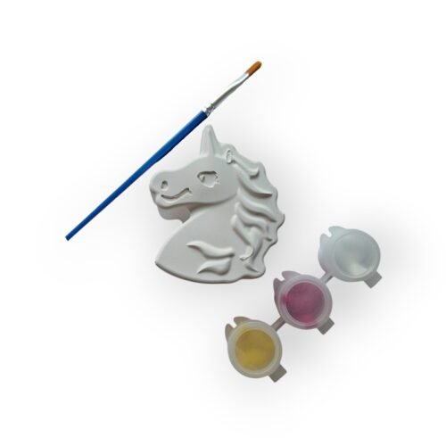 Gipsvorm verfsetje unicorn
