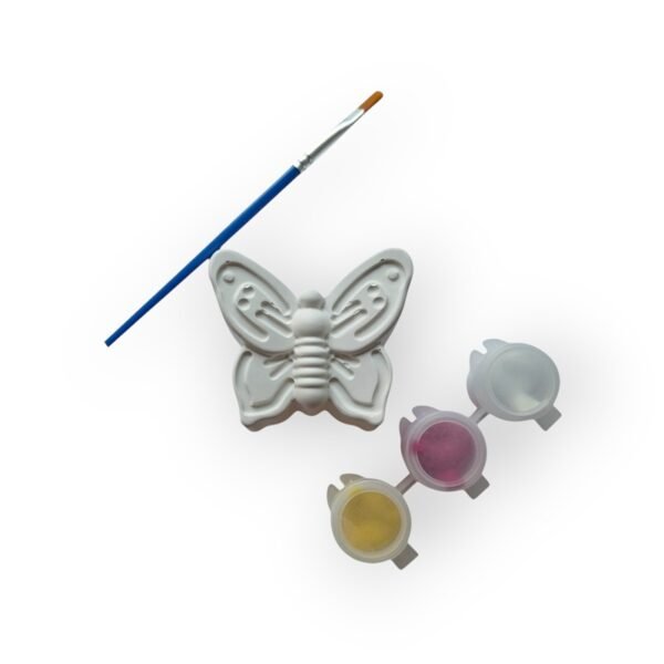 Gipsvorm verfsetje vlinder