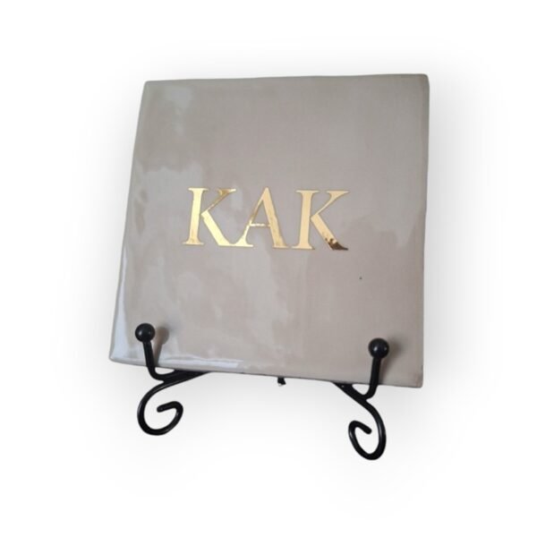 Houdertje tegels metaal opvouwbaar voorbeeld Houdertje tegels metaal opvouwbaar voorbeeld