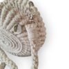 Macramé schelp tas in crême Macramé schelp tas in crême