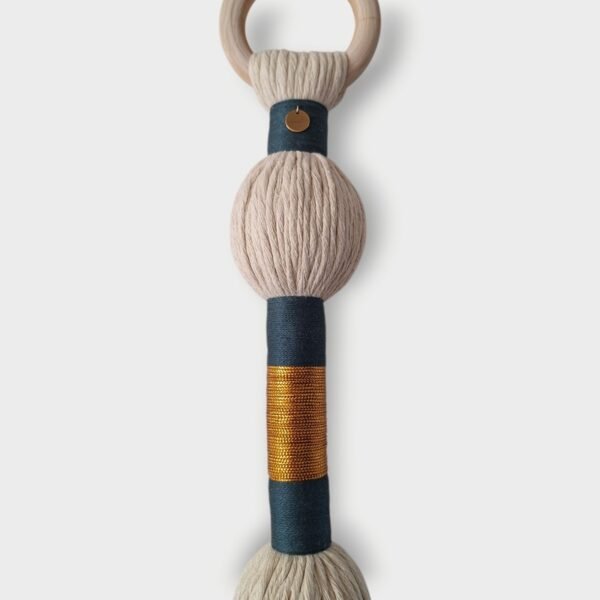 Wanddecoratie bubble groen goud