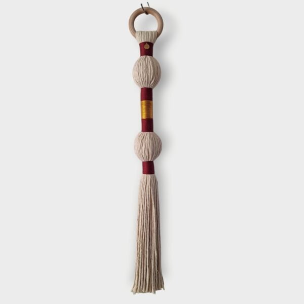 Wanddecoratie bubble rood goud