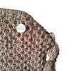Grotere macramé clutch tas velvet bruin Grotere macramé clutch tas velvet bruin