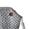 Macramé Clutch tas in 2 tinten grijs Macramé Clutch tas in 2 tinten grijs