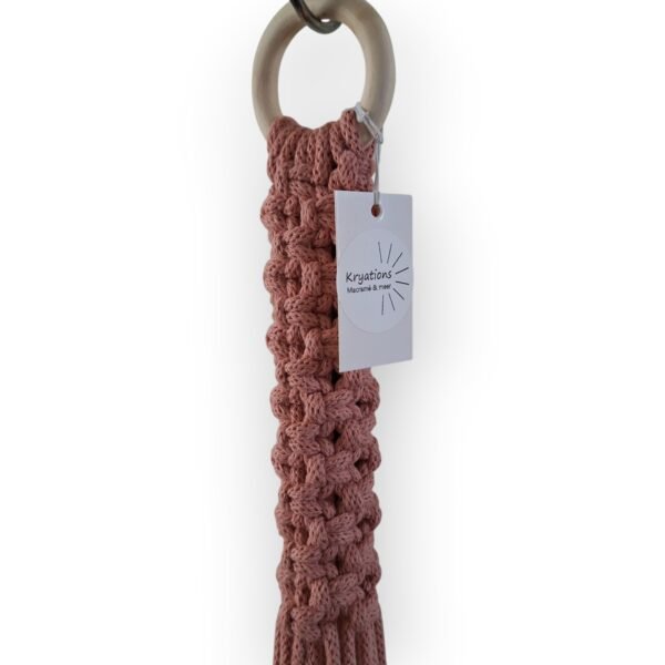 Plantenhanger Yara blush roze met beige pot 2 Plantenhanger Yara blush roze met beige pot 2