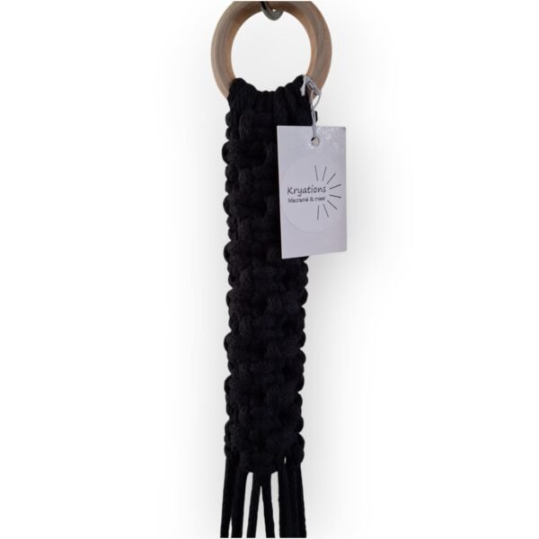 Plantenhanger Yara zwart met okergele pot 2 Plantenhanger Yara zwart met okergele pot 2