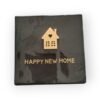 Tekst tegeltje - happy new home spiegel goud Tekst tegeltje - happy new home spiegel goud