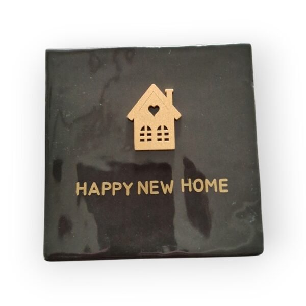 Tekst tegeltje - happy new home spiegel goud Tekst tegeltje - happy new home spiegel goud