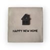 Tekst tegeltje - happy new home zwart Tekst tegeltje - happy new home zwart