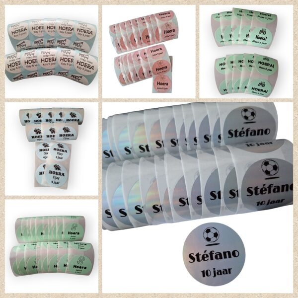 Traktatie stickers Traktatie stickers