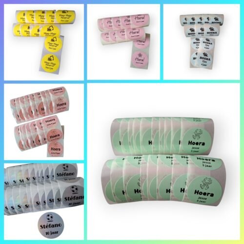 traktatiestickers collage traktatiestickers collage