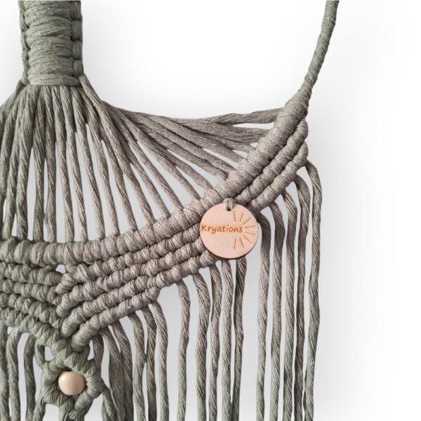Macramé levensboom, wanddecoratie