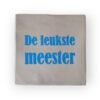 tekst-tegeltje-de leukste meester-blauw tekst-tegeltje-de leukste meester-blauw