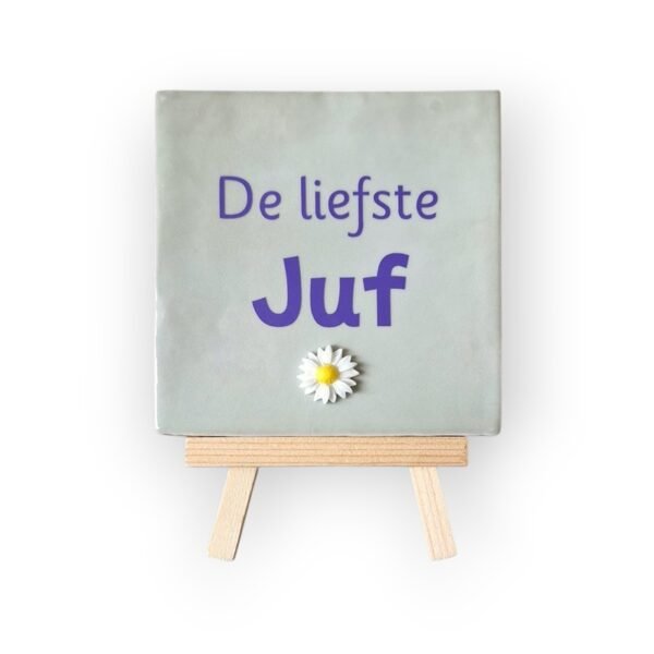 tekst-tegeltje-liefste-juf-paars tekst-tegeltje-liefste-juf-paars
