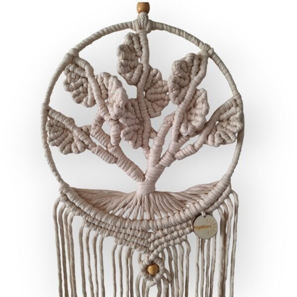 Macramé levensboom, wanddecoratie