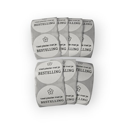 Stickers - Veel plezier met je bestelling Stickers - Veel plezier met je bestelling